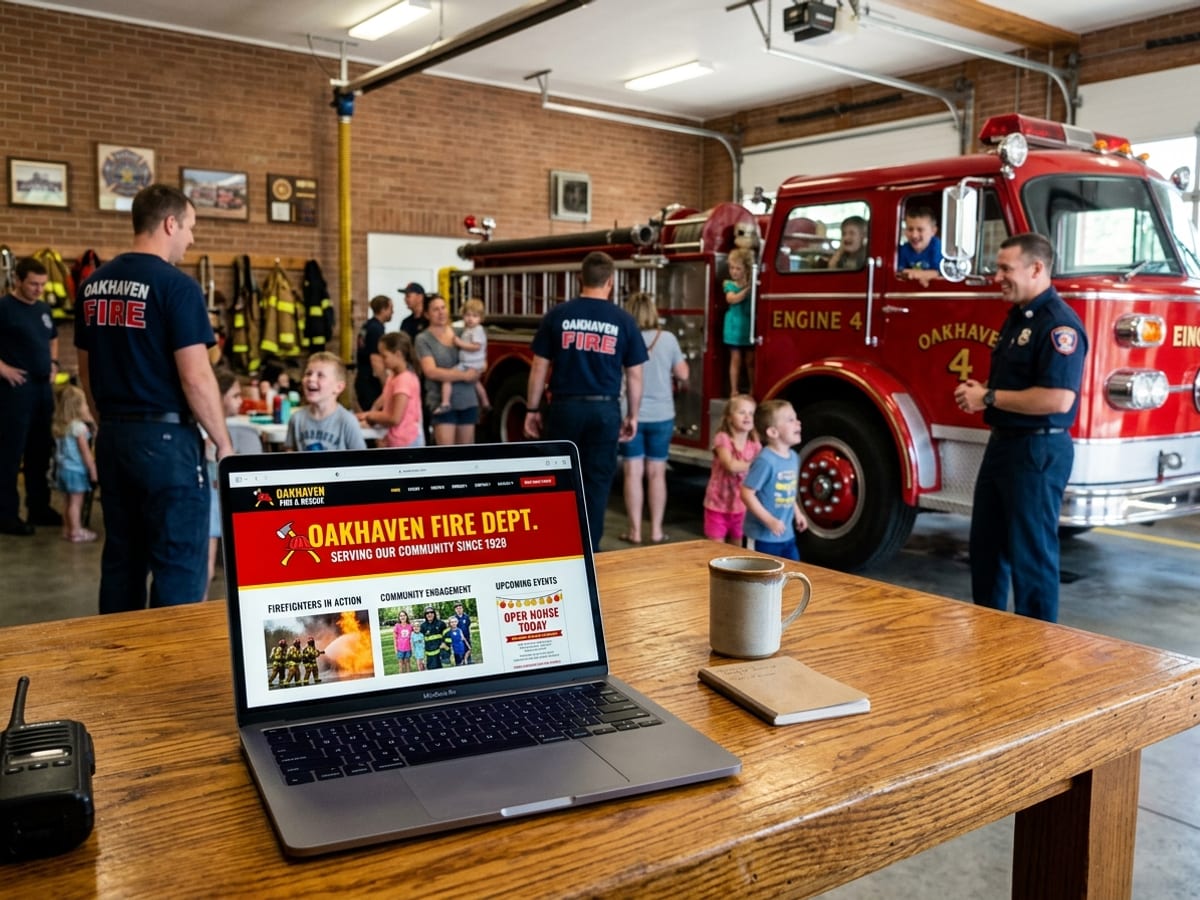 Website & Digital Services — Marketing 4 Firehouses