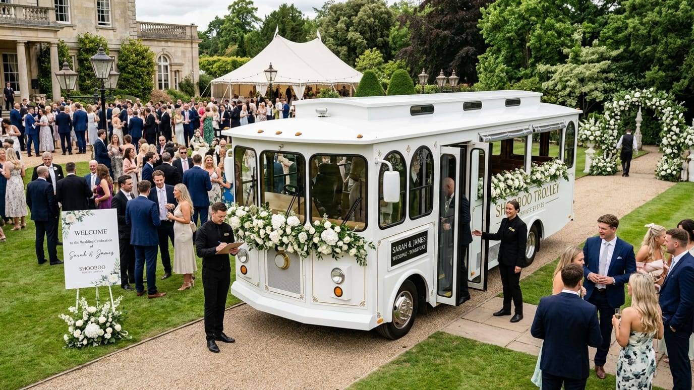 Shooboo Trolley & Shuttle Co providing Luxury Fleet Rentals Private Transportation Company services