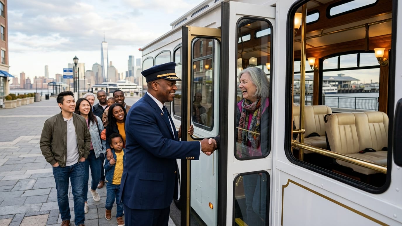 Shooboo Trolley & Shuttle Co providing Luxury Group Tours Private Transportation Company services