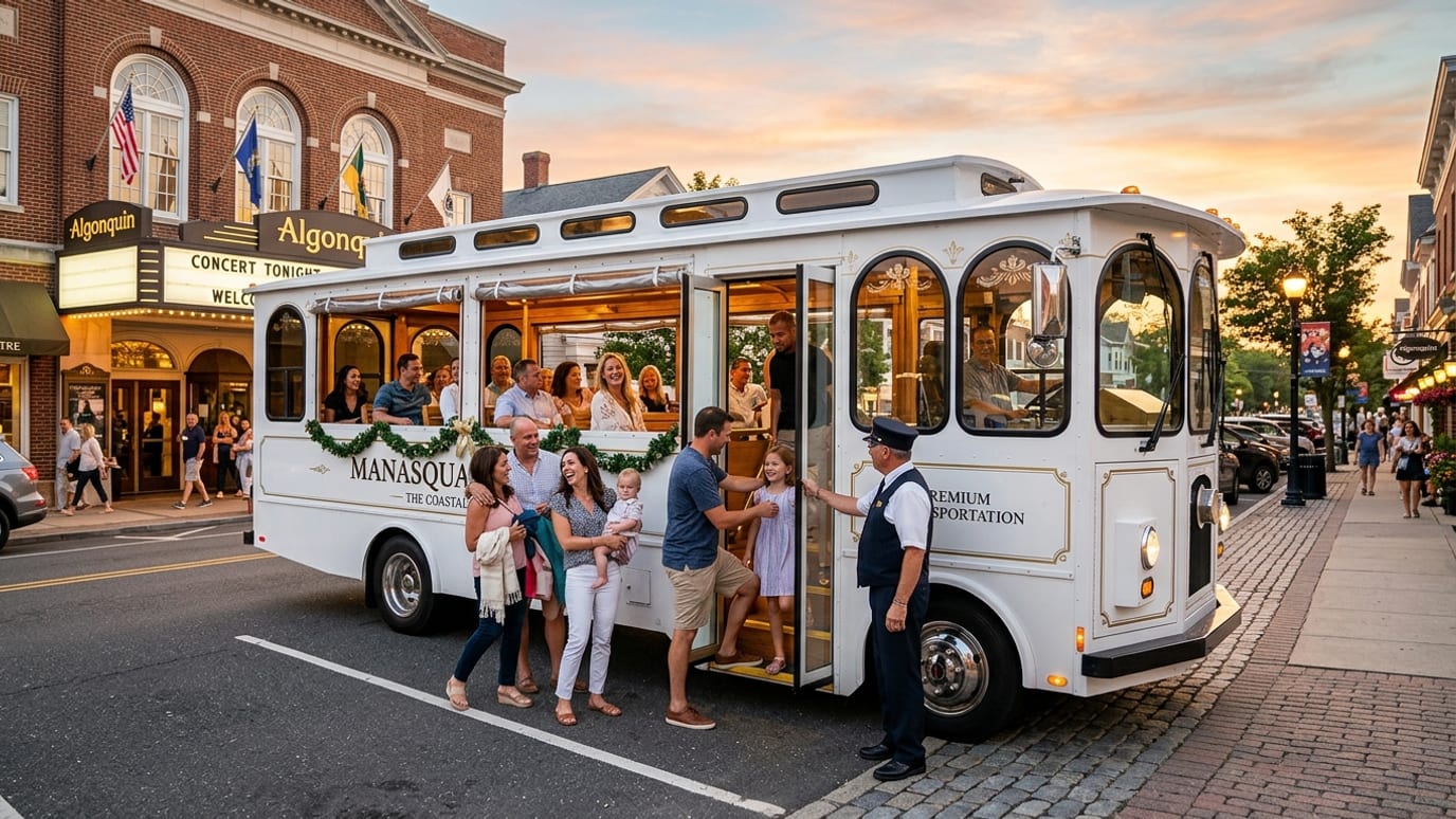 Shooboo Trolley & Shuttle Co providing Manasquan, NJ Private Transportation Company services