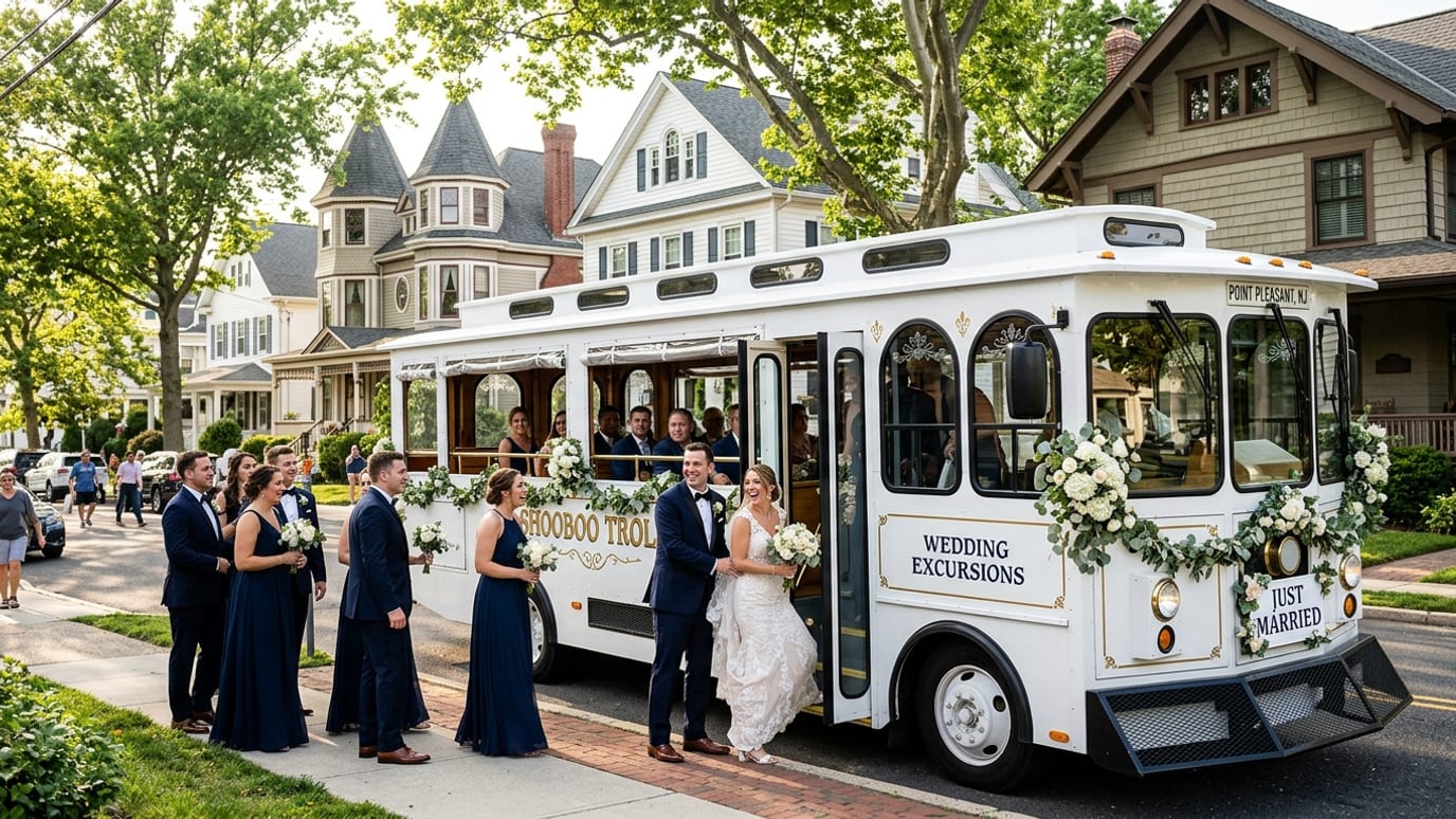 Shooboo Trolley & Shuttle Co providing Point Pleasant, NJ Private Transportation Company services