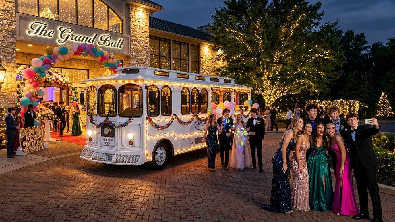 Prom Transportation — Shooboo Trolley & Shuttle Co