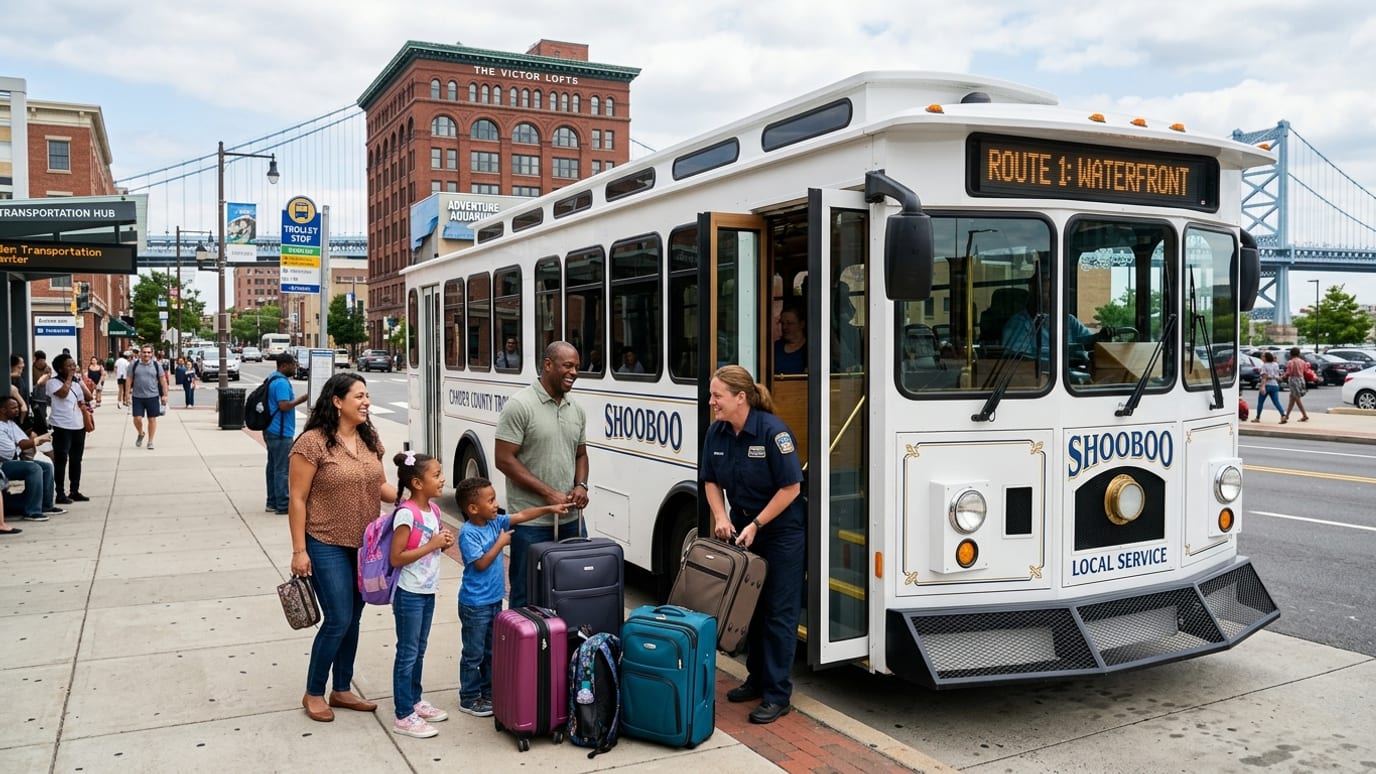 Shooboo Trolley & Shuttle Co providing Camden County Service Area Private Transportation Company services
