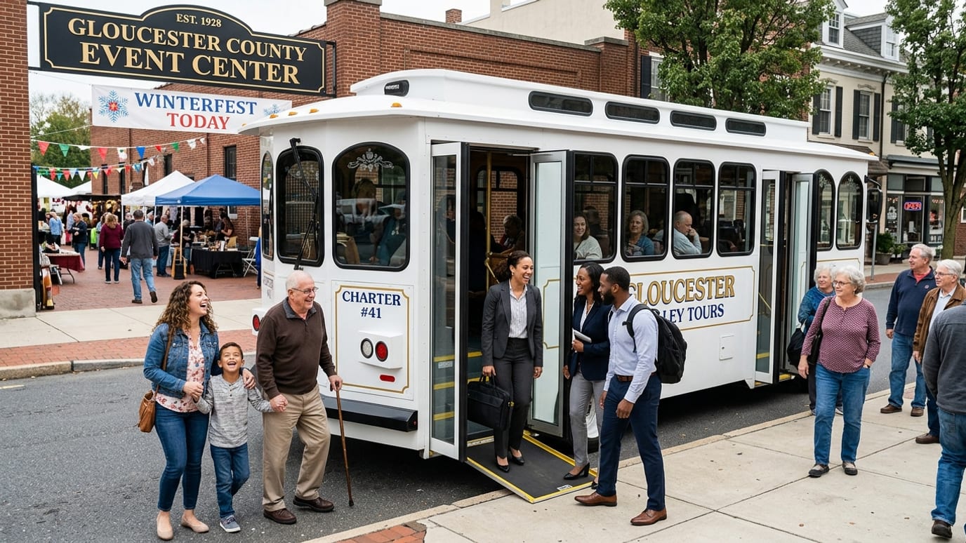 Shooboo Trolley & Shuttle Co providing Gloucester County Service Area Private Transportation Company services