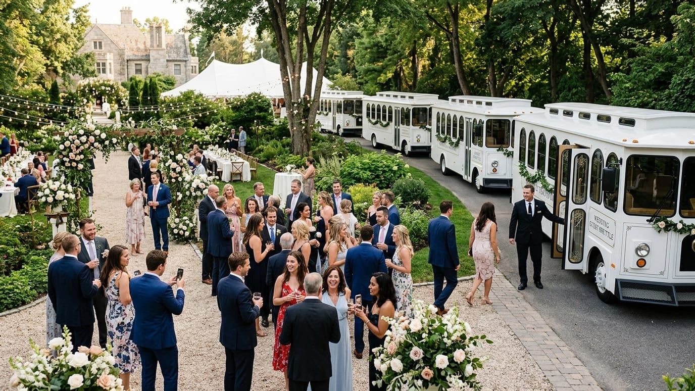 Shooboo Trolley & Shuttle Co providing Service Areas Private Transportation Company services