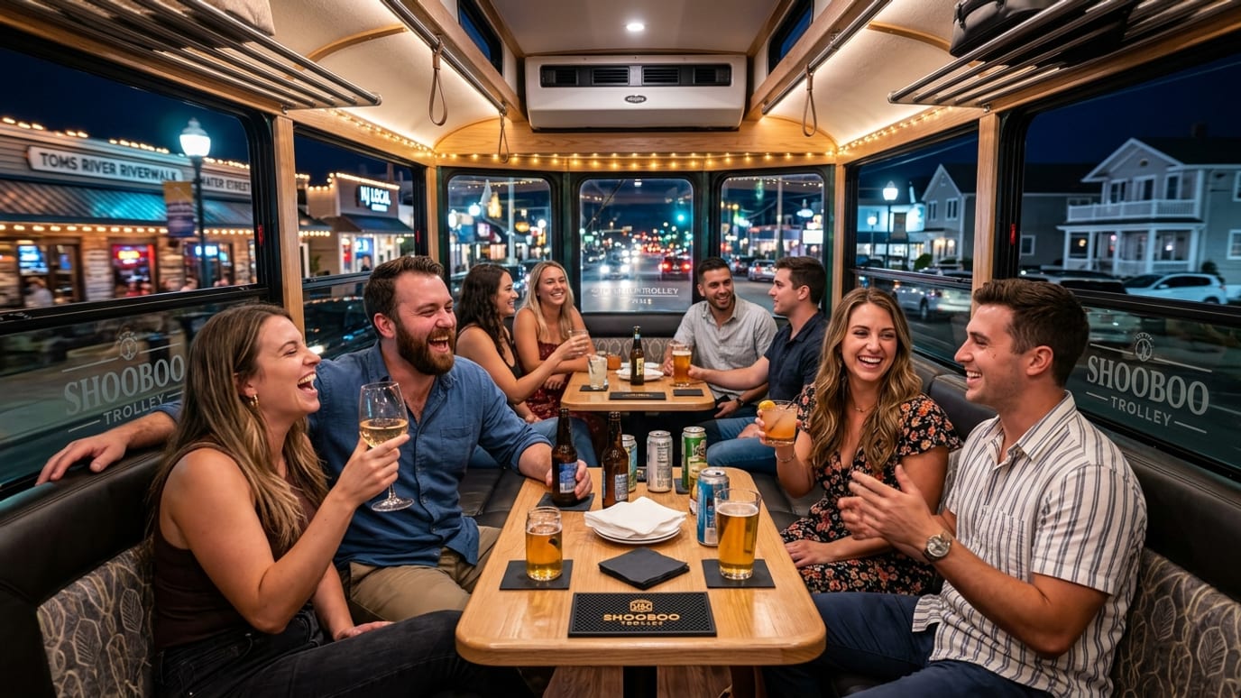 Shooboo Trolley & Shuttle Co providing Toms River, NJ Private Transportation Company services