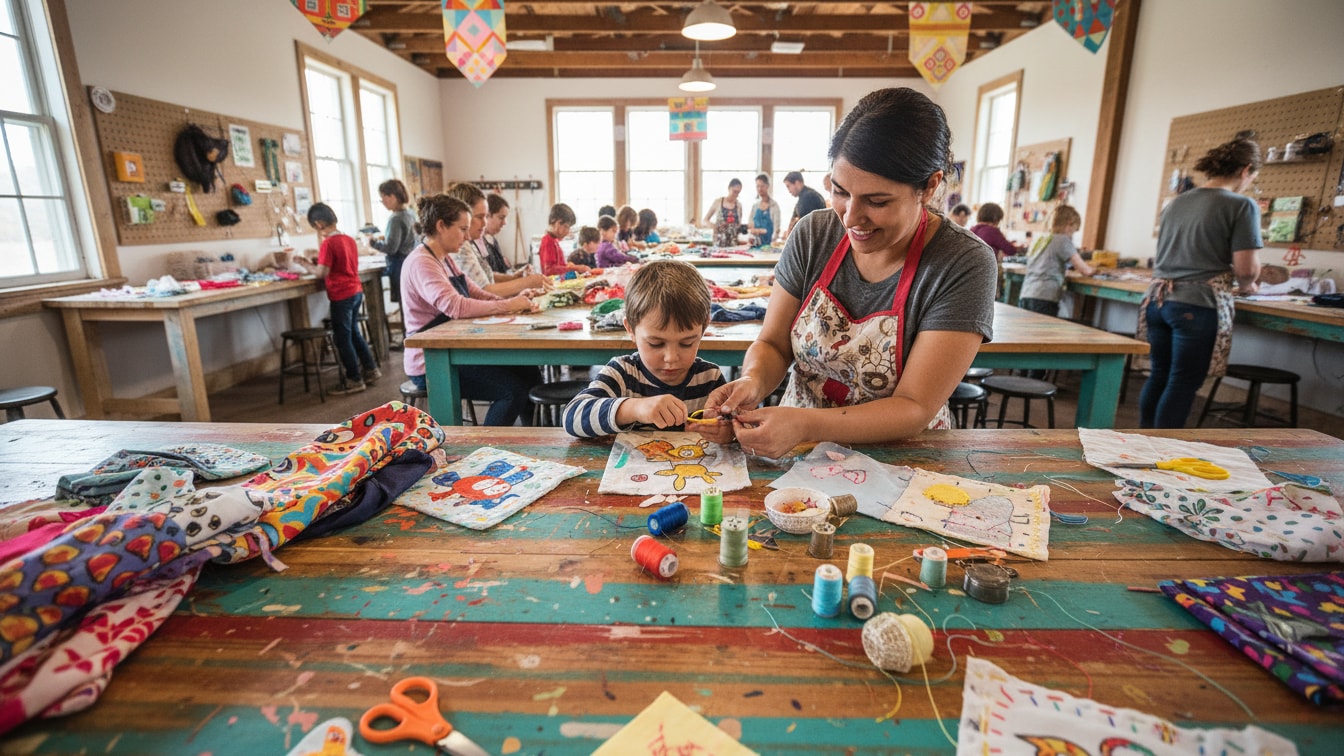 Sewing Classes For Kids providing Community Outreach Sewing Classes for Kids services