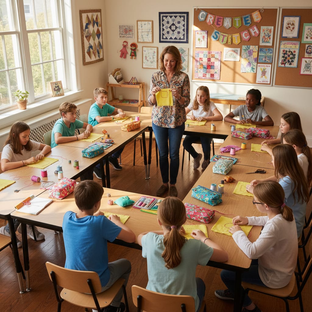 Sewing Classes For Kids providing Hand Sewing Classes for Tweens Sewing Classes for Kids services