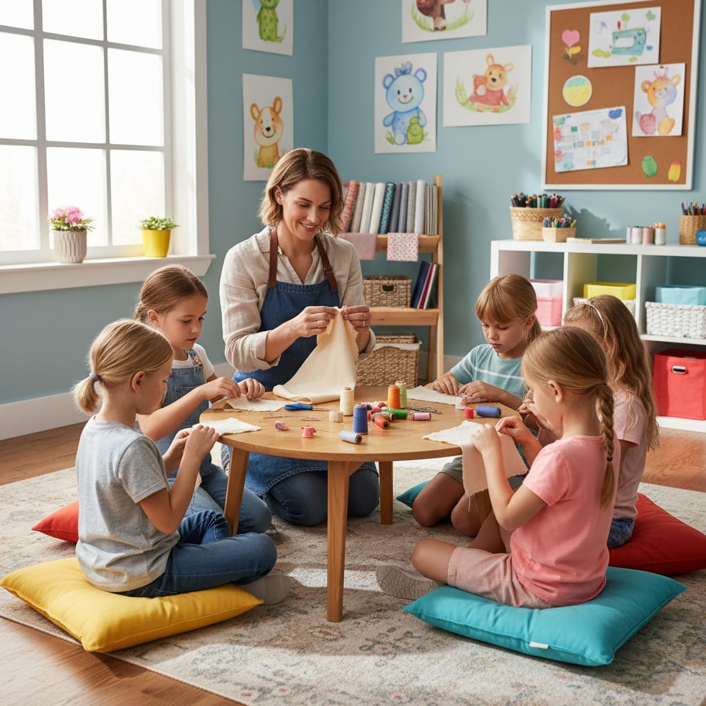 Sewing Classes For Kids providing Hand Sewing Classes for Young Children Sewing Classes for Kids services