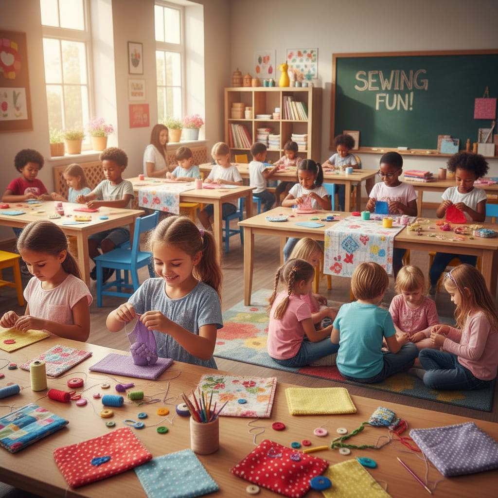 Hand Sewing Classes for Young Children