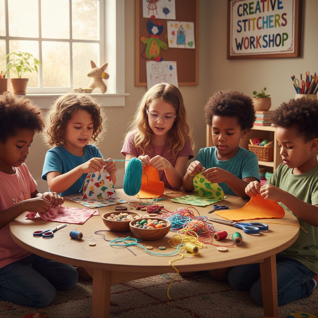 Engaging Hand Sewing Project Workshops for Kids