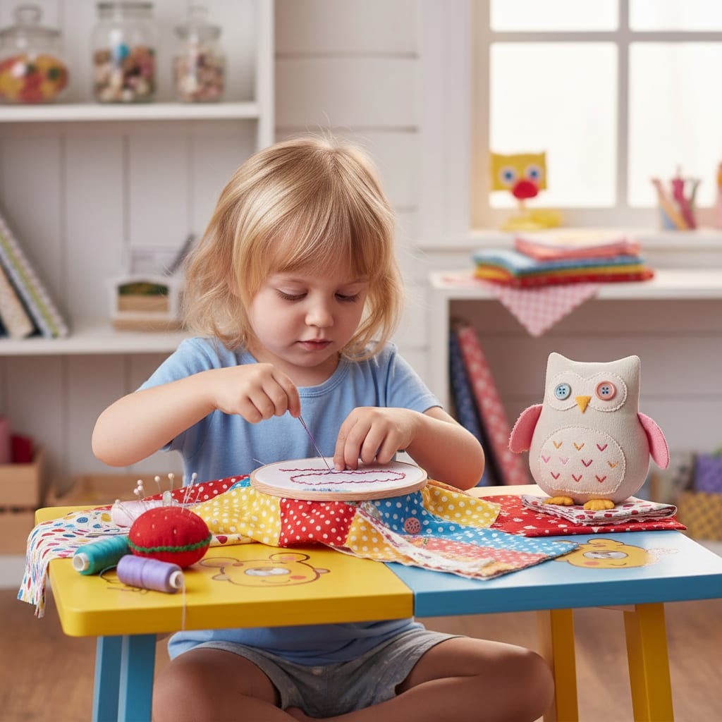 Engaging Hand Sewing Project Workshops for Kids