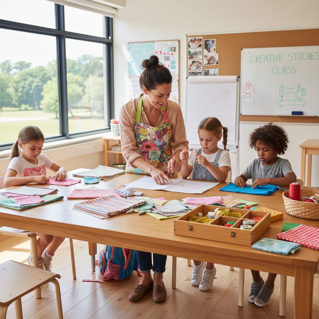 Sewing Classes For Kids providing Small-Group Sewing Classes Sewing Classes for Kids services