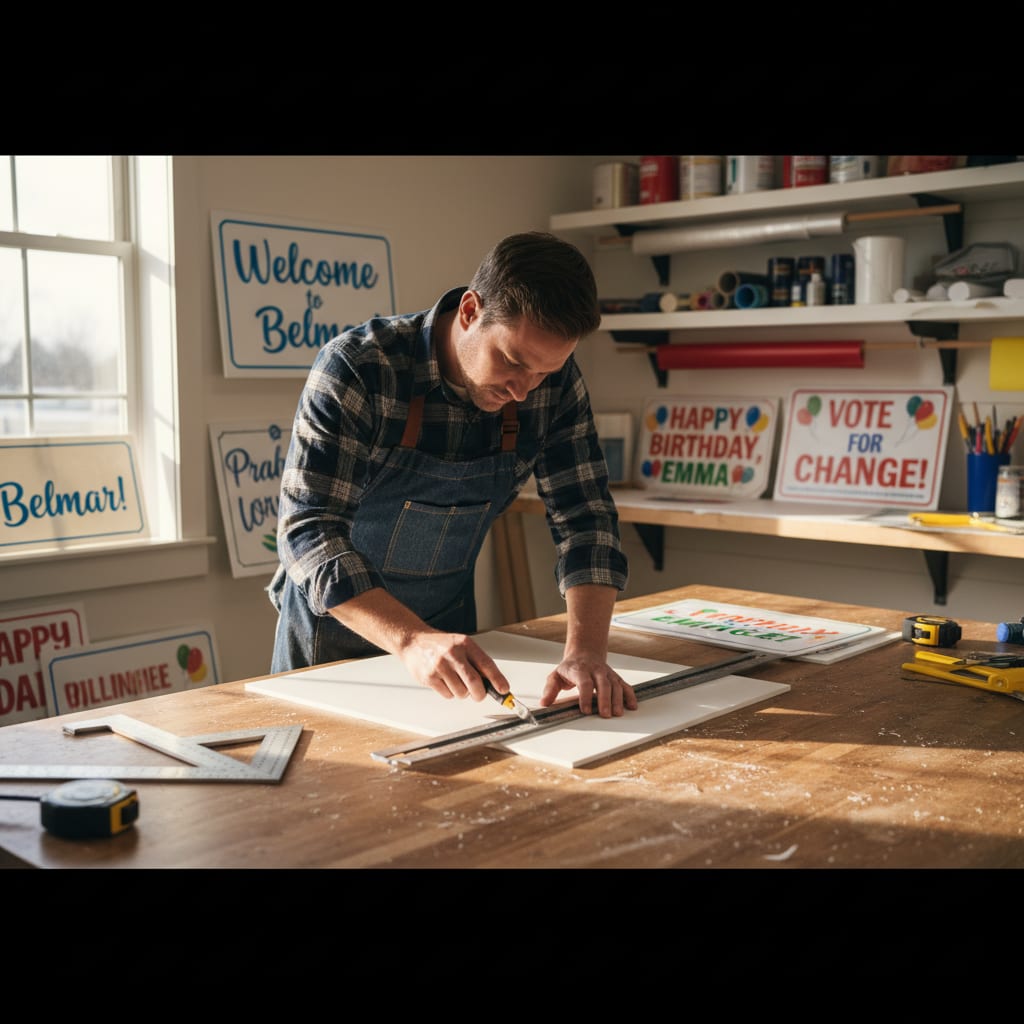 Lawn Signs For Less providing Belmar, NJ Lawn Sign Company services