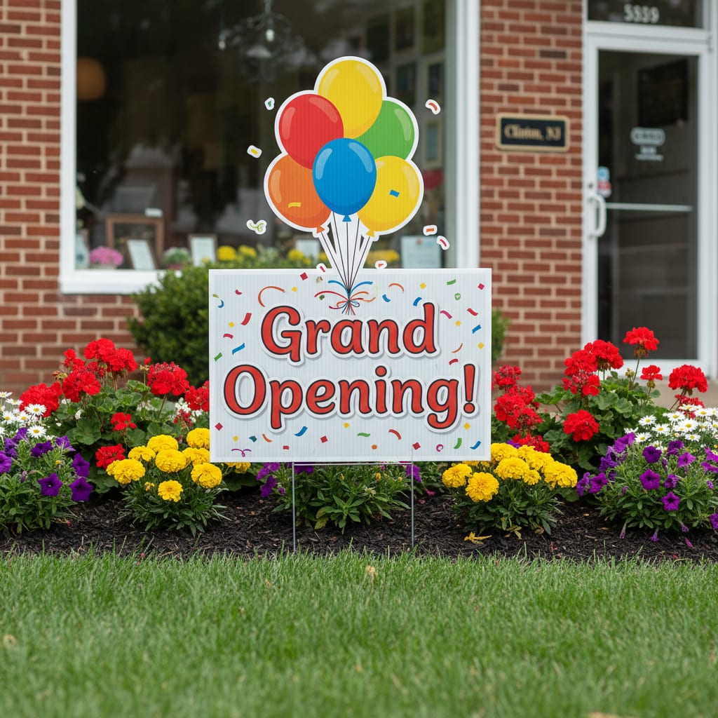 Lawn Signs For Less providing Clinton, NJ Lawn Sign Company services