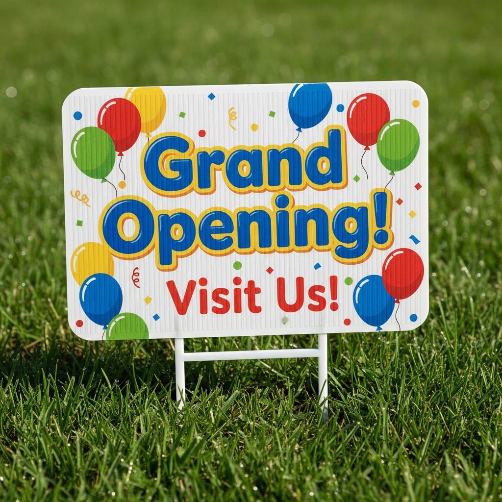 Lawn Signs For Less providing Commercial and Retail Signage Lawn Sign Company services