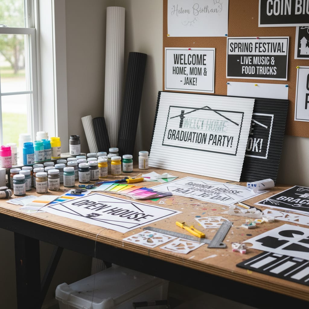 Lawn Signs For Less providing Event Signage FAQ Lawn Sign Company services