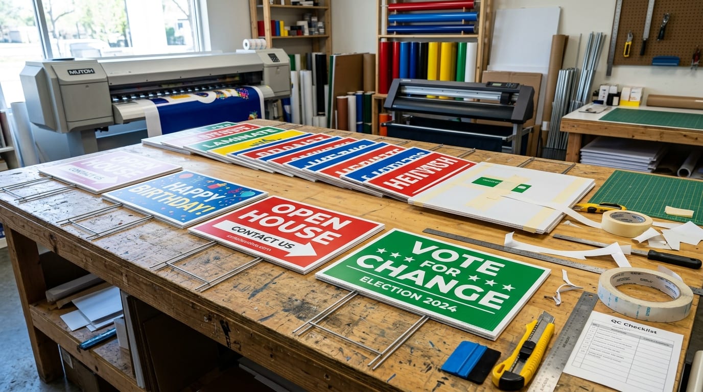Lawn Signs For Less providing Getting Started Lawn Sign Company services