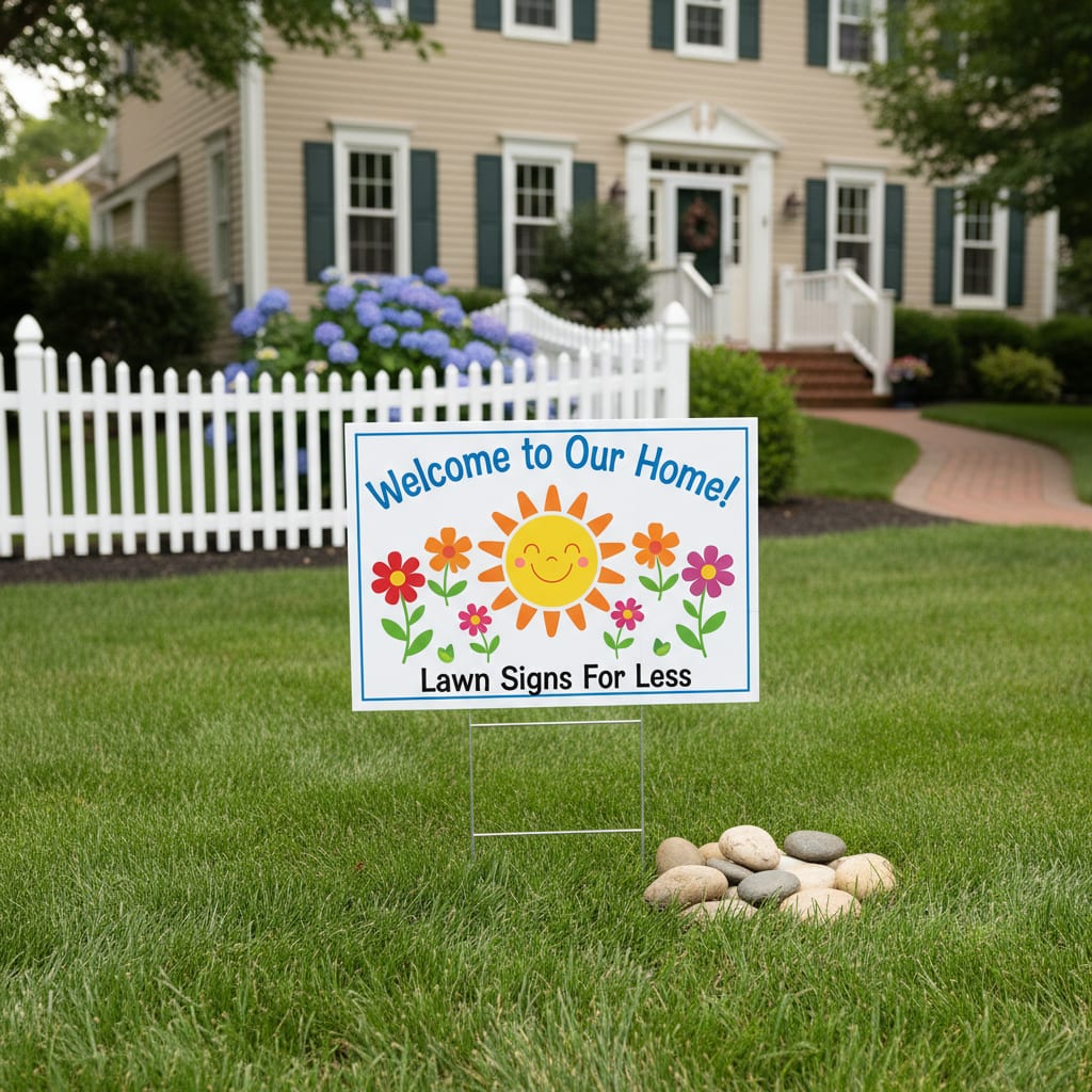 Lawn Signs For Less providing Freehold, NJ Lawn Sign Company services