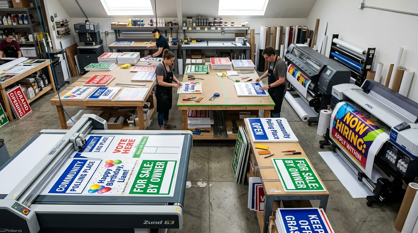 Lawn Signs For Less providing How-To Guides Lawn Sign Company services