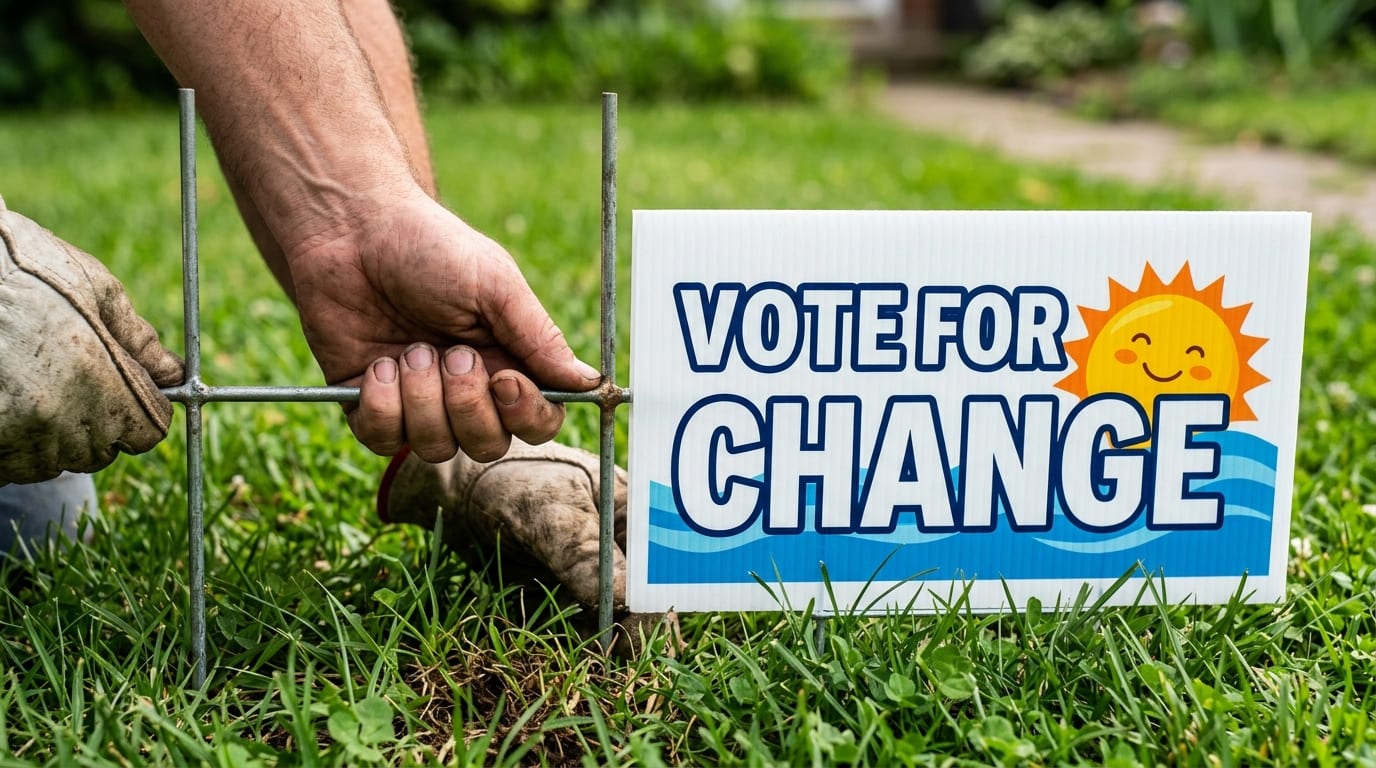 Lawn Signs For Less providing How-To Guides Lawn Sign Company services