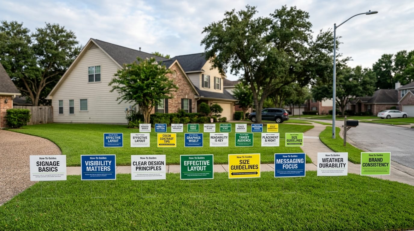 Lawn Signs For Less - How-To Guides