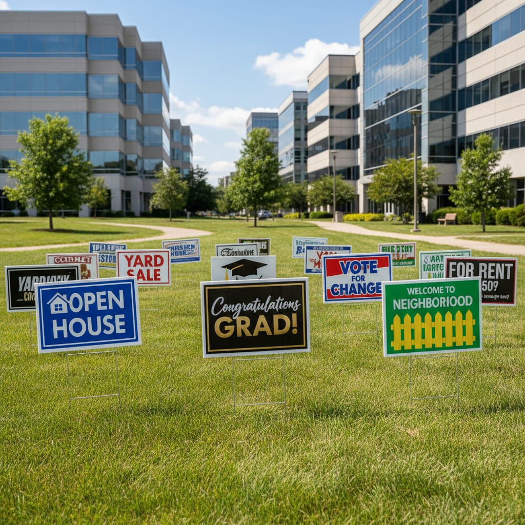 Lawn Signs For Less providing Howell, NJ Lawn Sign Company services