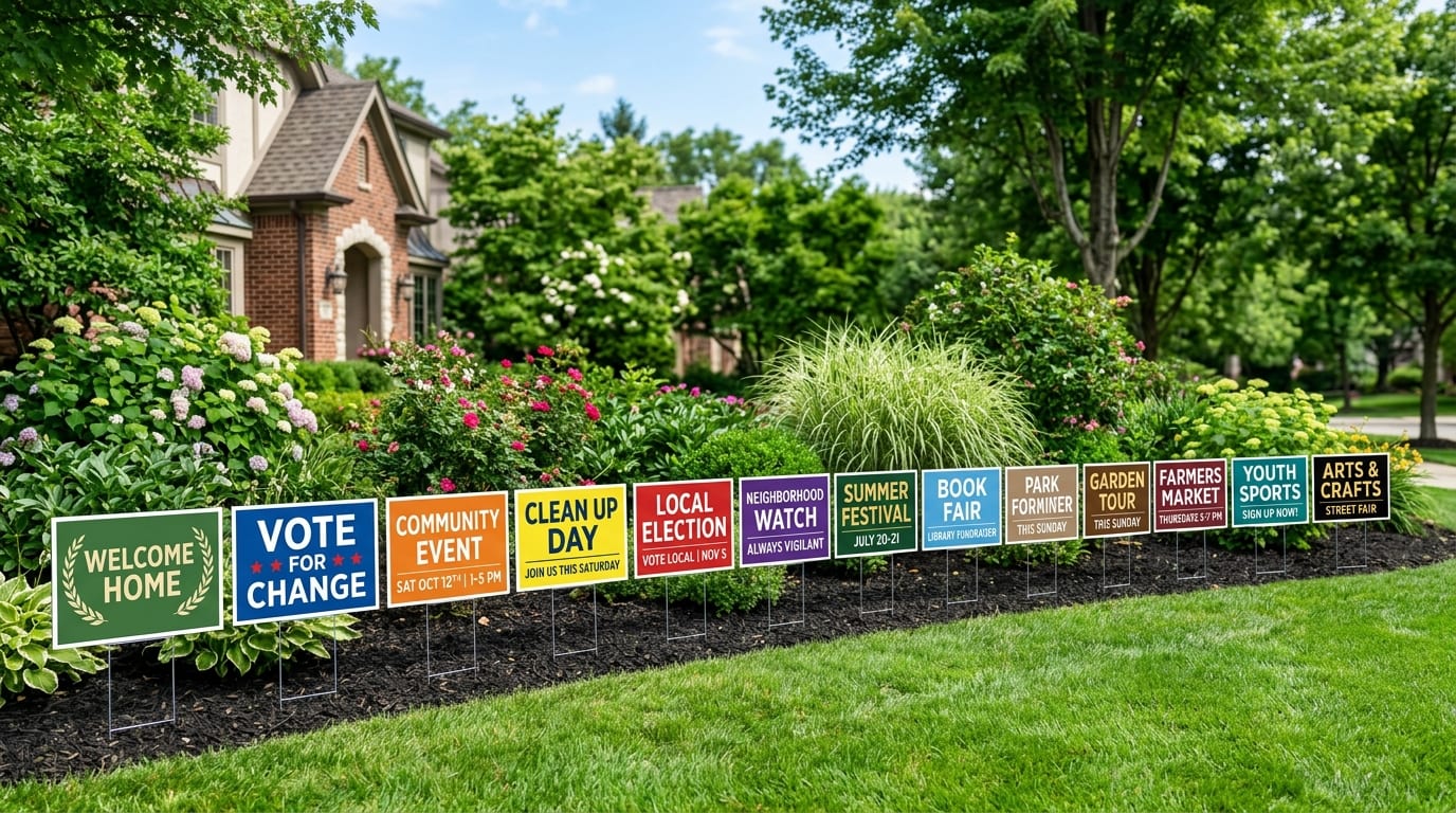 Lawn Signs For Less providing Maintenance Tips Lawn Sign Company services