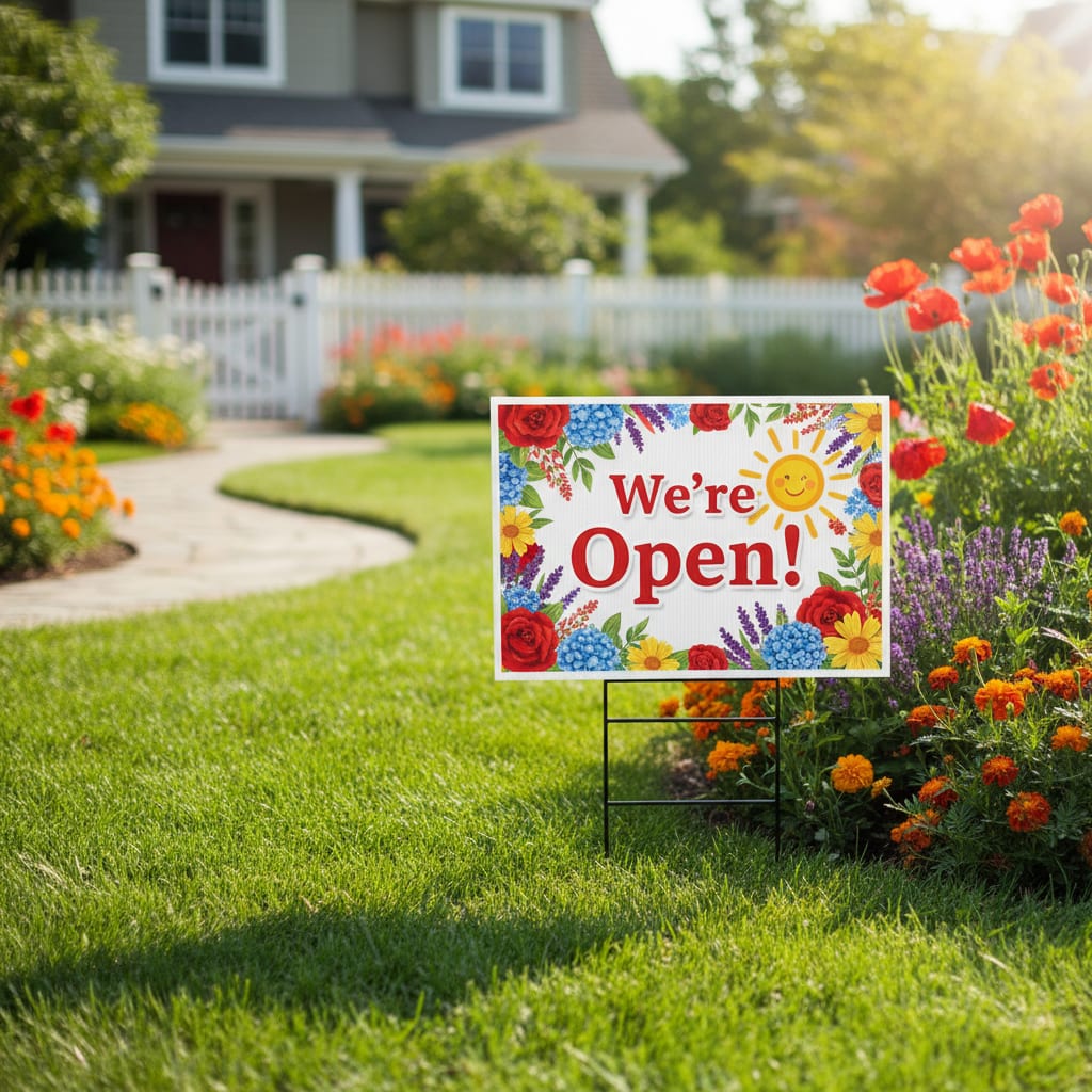 Lawn Signs For Less providing Order & Delivery FAQs Lawn Sign Company services