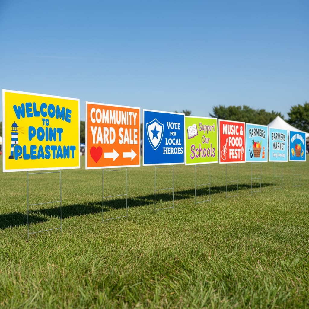 Lawn Signs For Less providing Point Pleasant, NJ Lawn Sign Company services