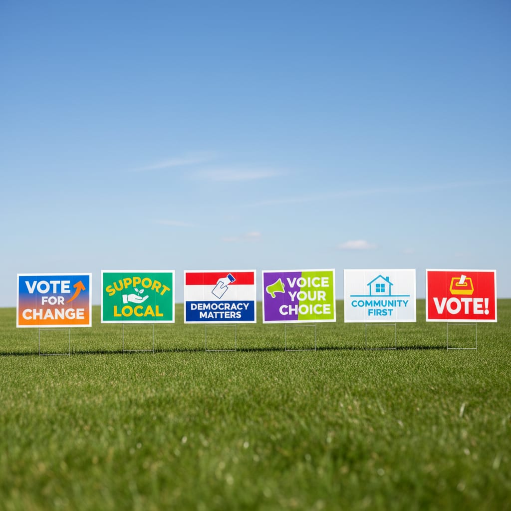 Lawn Signs For Less providing Point Pleasant, NJ Political Campaign Lawn Signs Lawn Sign Company services