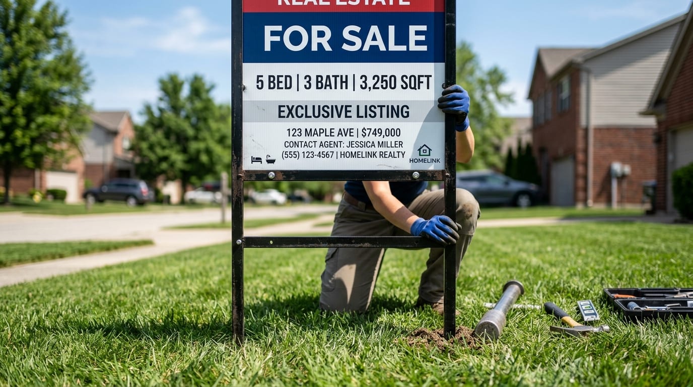 Lawn Signs For Less providing Real Estate Signage Lawn Sign Company services