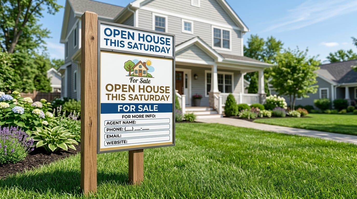 Lawn Signs For Less providing Real Estate Signage Lawn Sign Company services