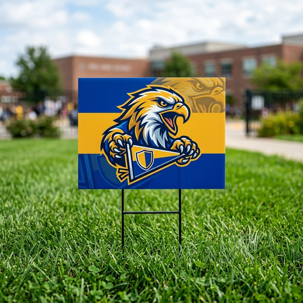Lawn Signs For Less providing School Spirit Signs Lawn Sign Company services
