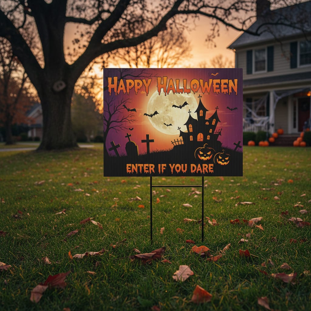 Seasonal Custom Lawn Signs