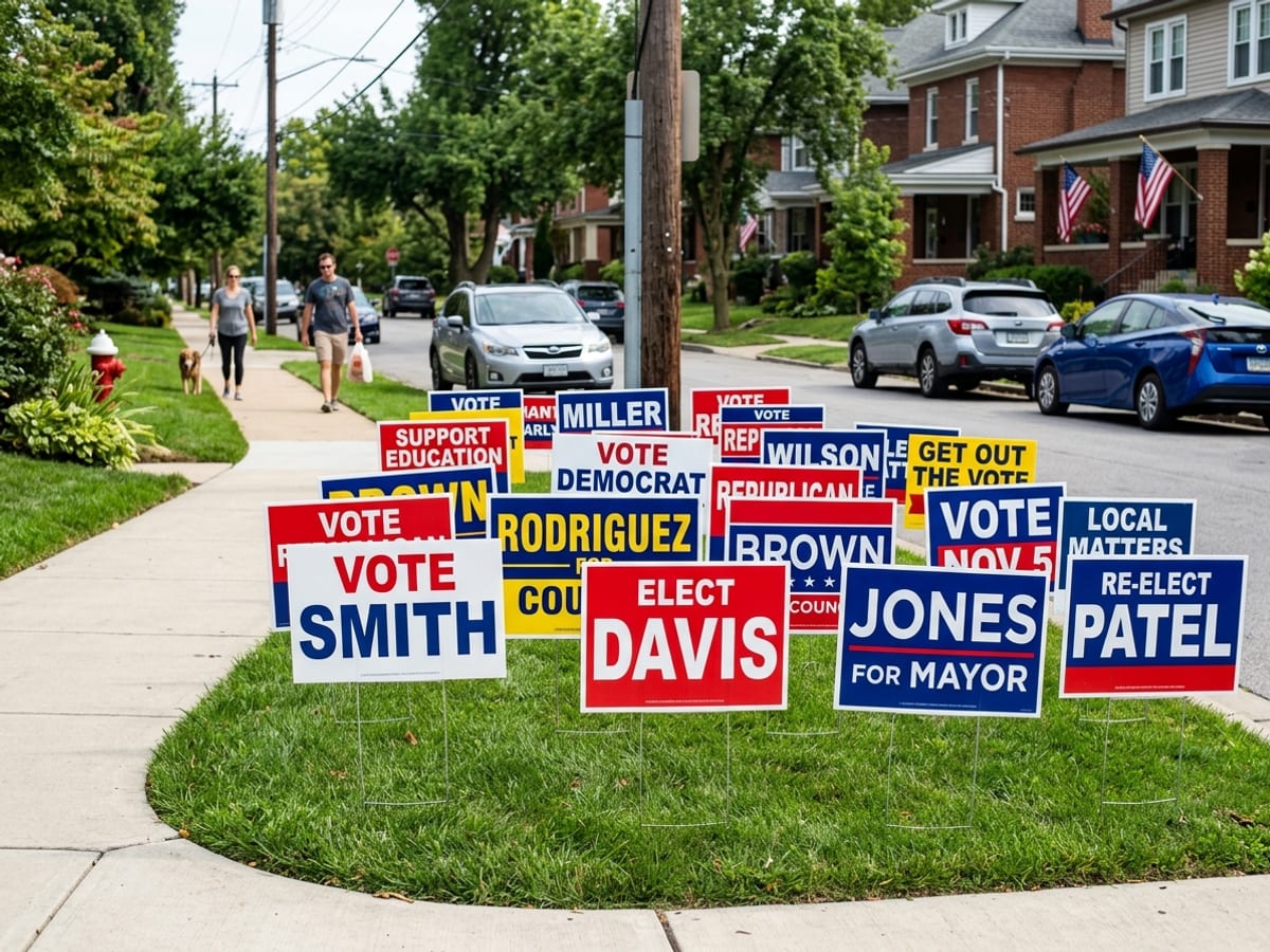 Political & Community Awareness Signs