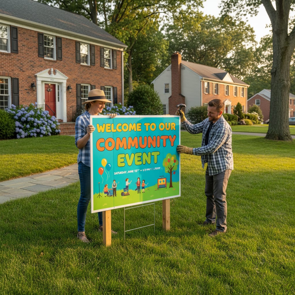 Lawn Signs For Less providing West Amwell, NJ Lawn Sign Company services