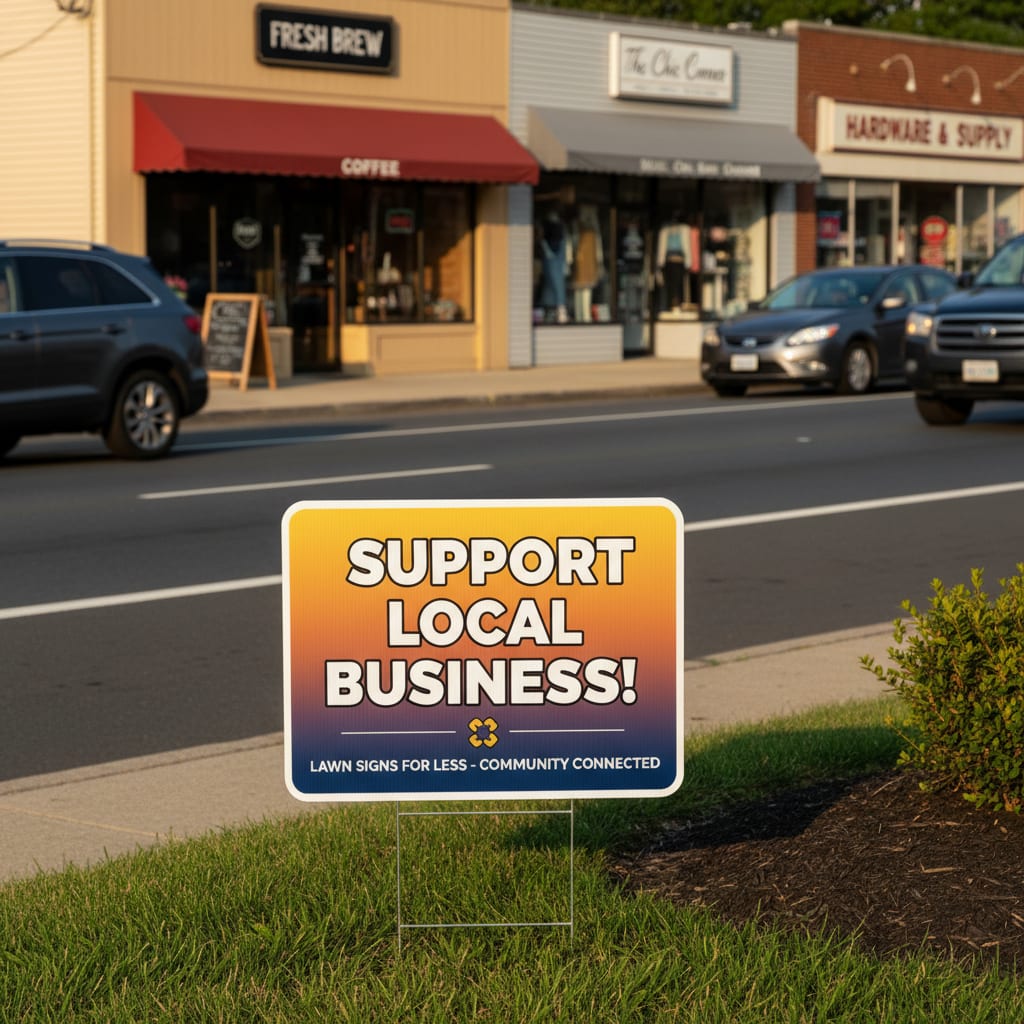 Lawn Signs For Less providing Woodbridge, NJ Lawn Sign Company services