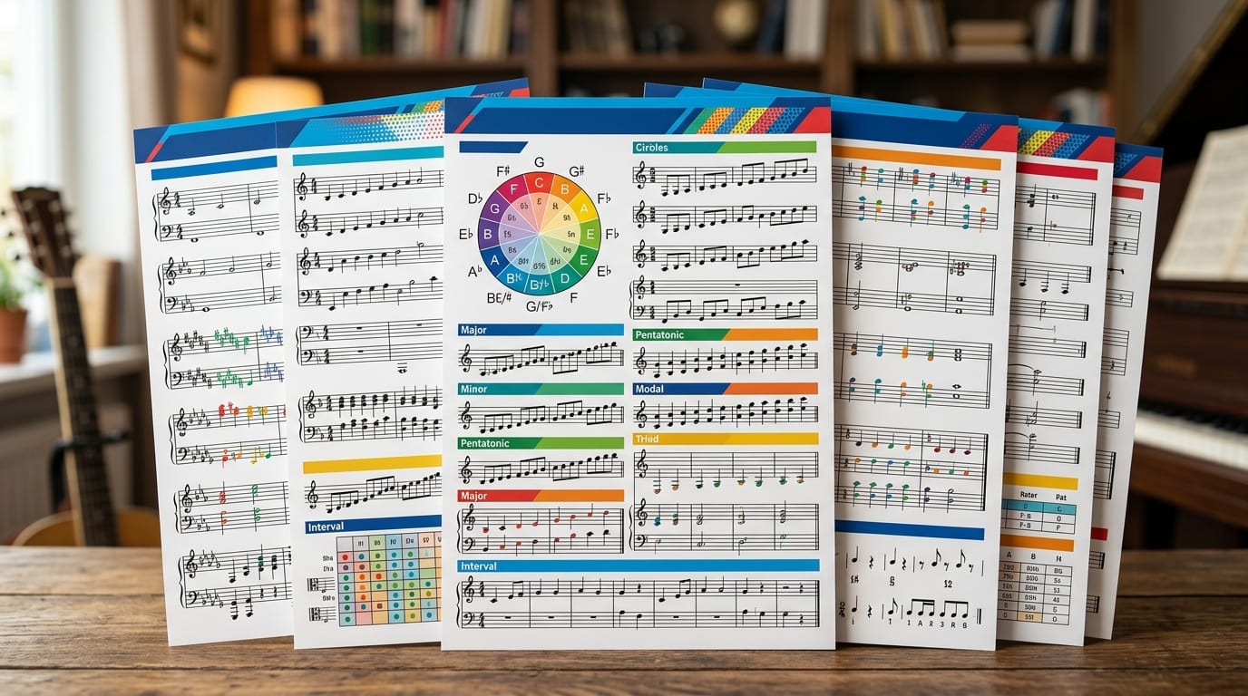 Essential Music Theory Cheat Sheets Near Bronx, NY — Best Music Stuff ®