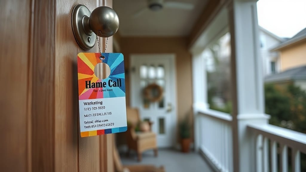 Business Card Tear-Off Door Hangers