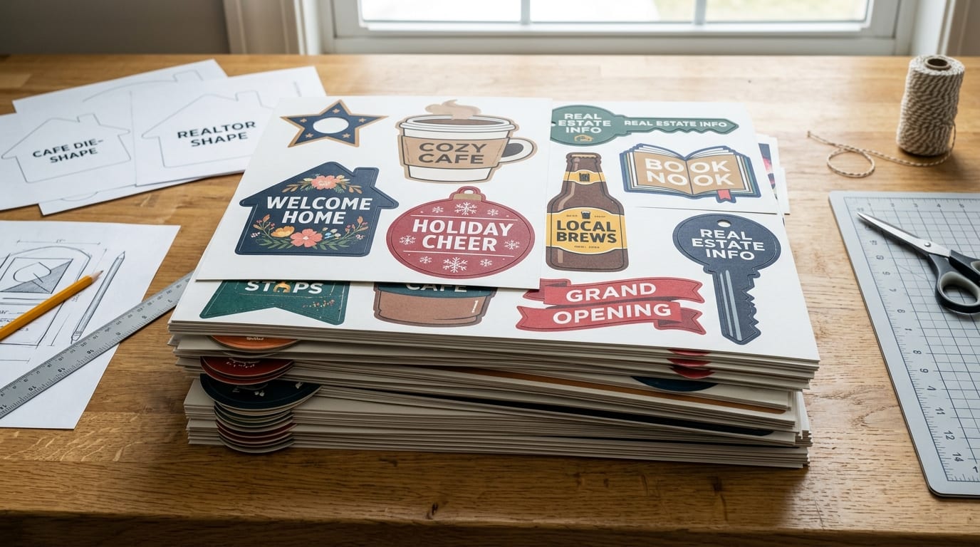 Door Hangers For Less providing Custom-Shaped Door Hangers Door Hanger Design & Print Shop services