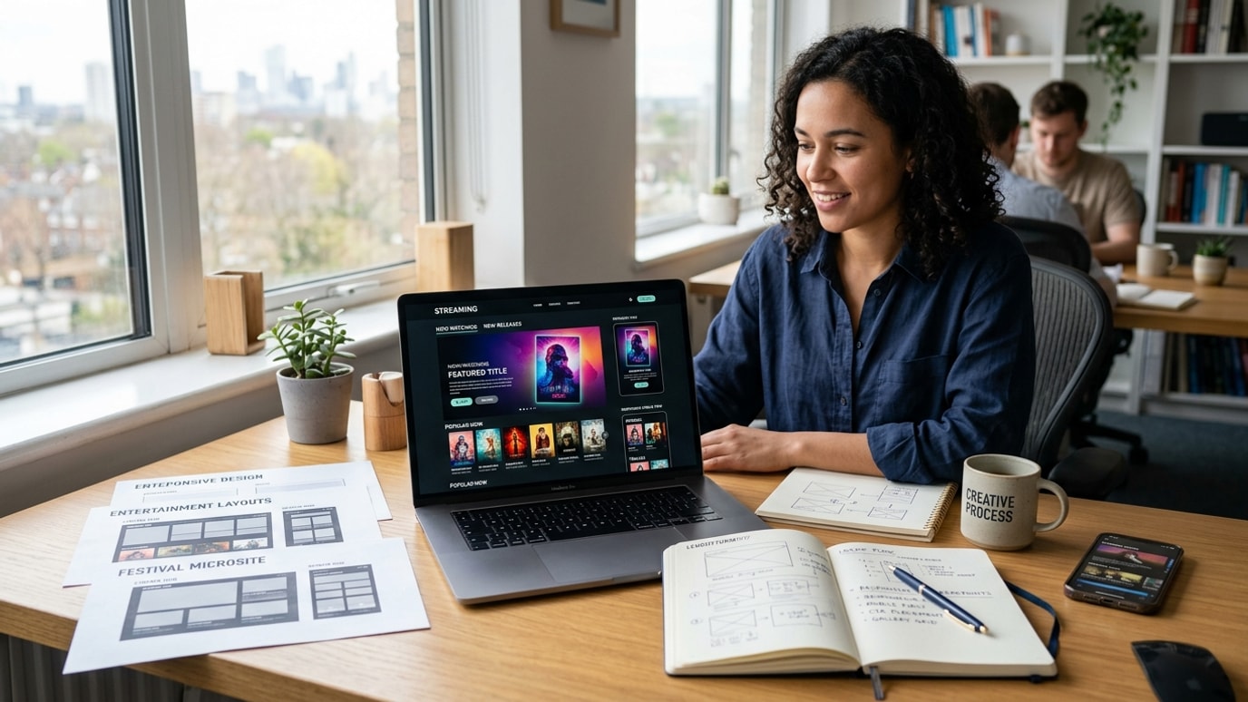 Wingman Entertainment NJ providing Responsive Design: Why It Matters for Entertainment Websites Full-Service Marketing Agency services