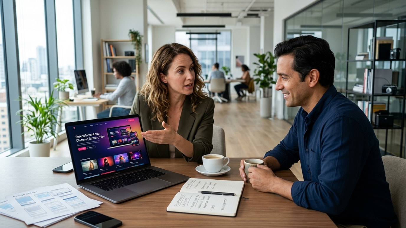 Wingman Entertainment NJ providing Responsive Design: Why It Matters for Entertainment Websites Full-Service Marketing Agency services