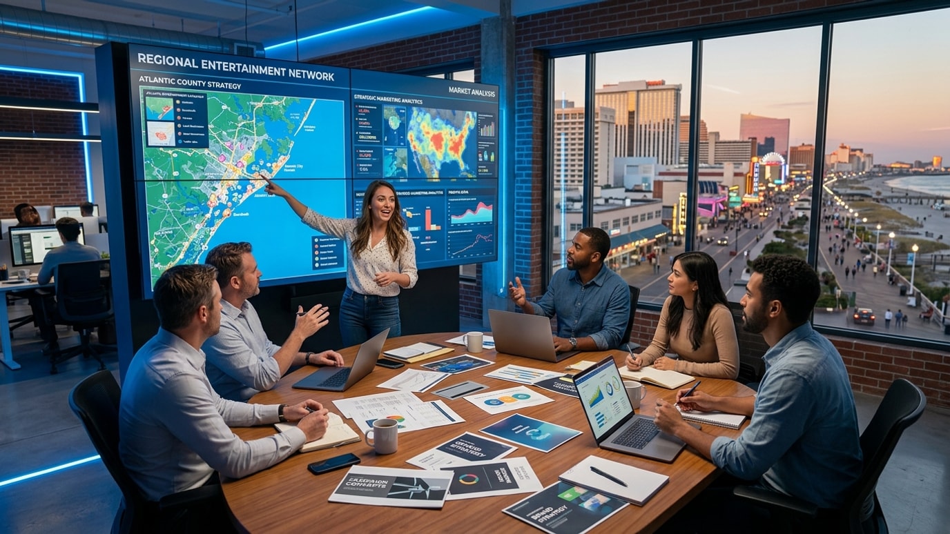 Wingman Entertainment NJ providing Atlantic County Service Area Full-Service Marketing Agency services