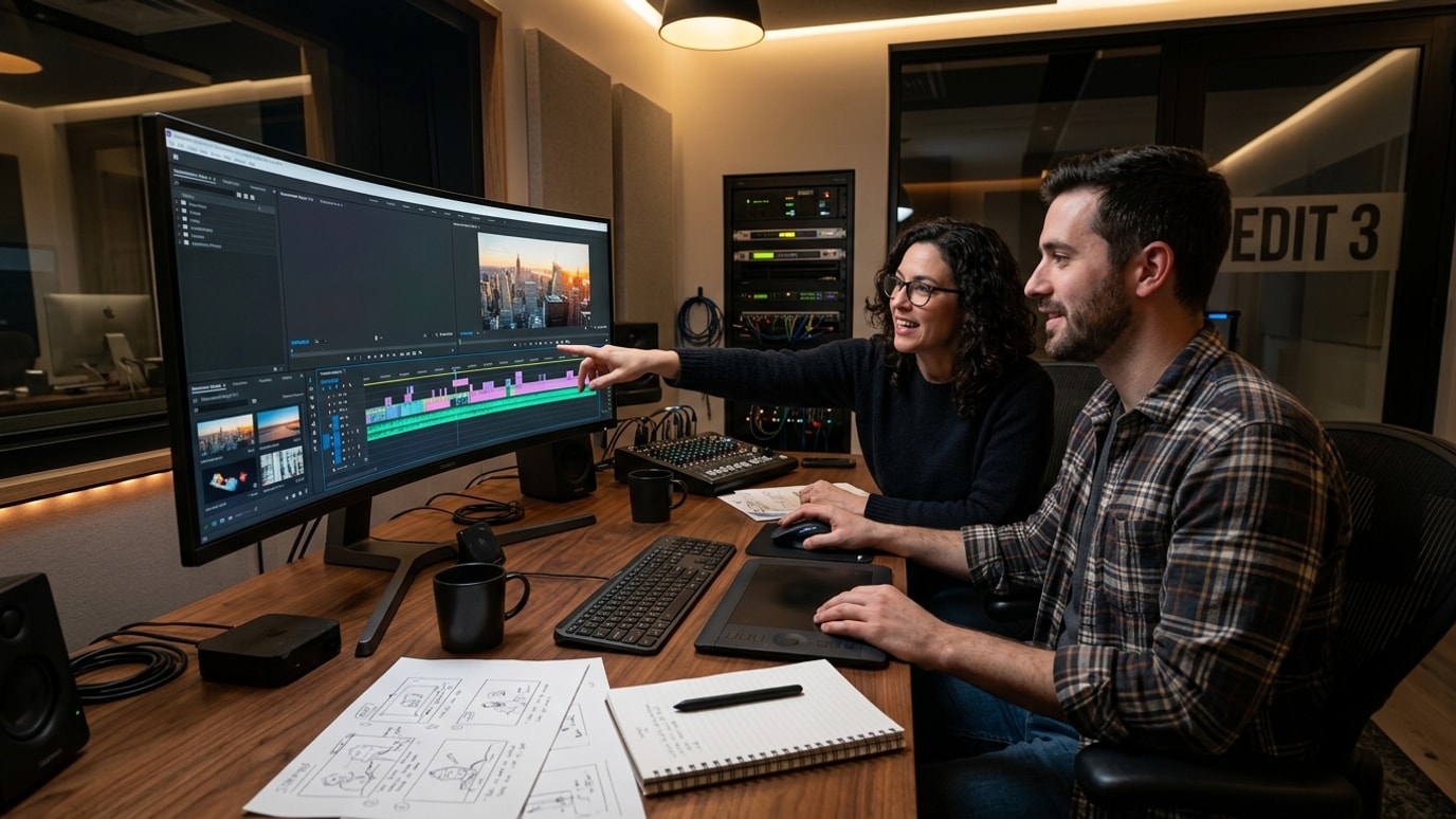 Wingman Entertainment NJ providing Video Editing Services for Entertainment Projects Full-Service Marketing Agency services